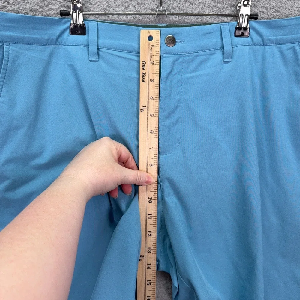Adidas Golf Shorts Mens 38 Light Blue Primegreen Recycled Stretch Active